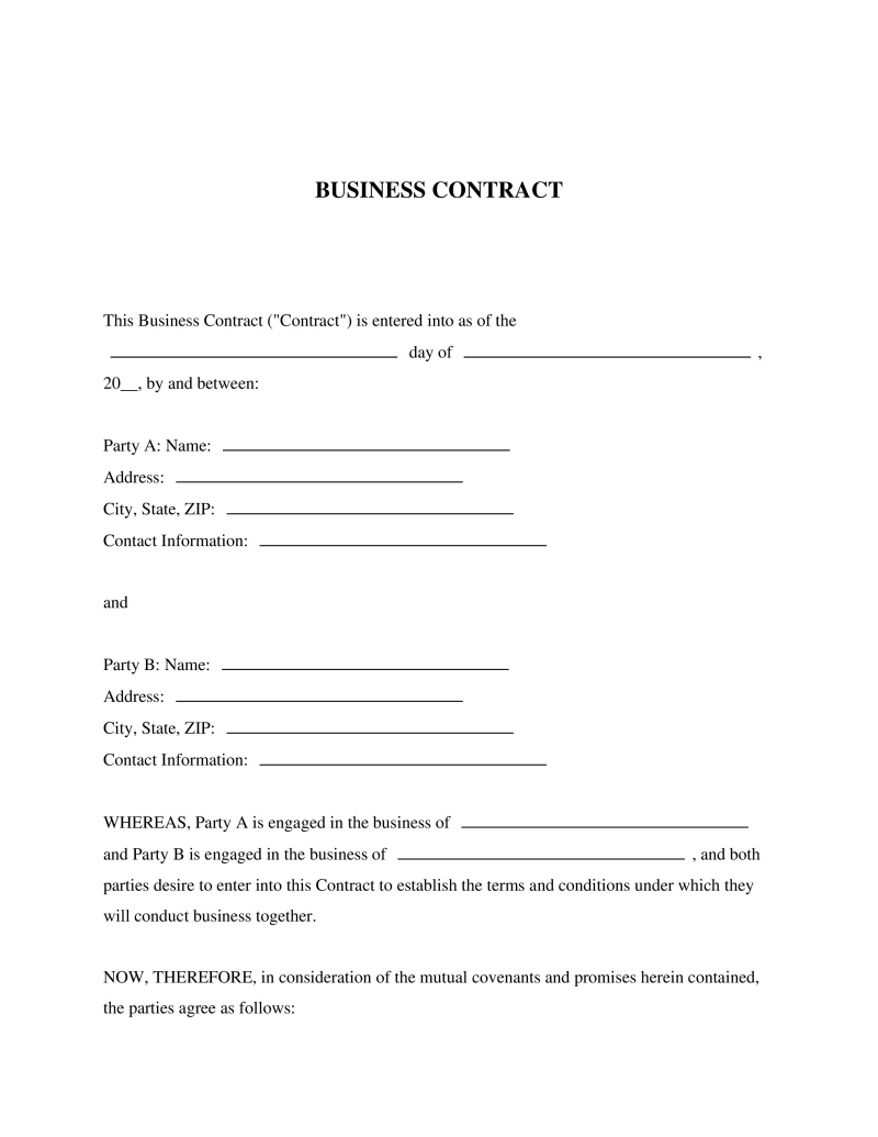 Business Contract