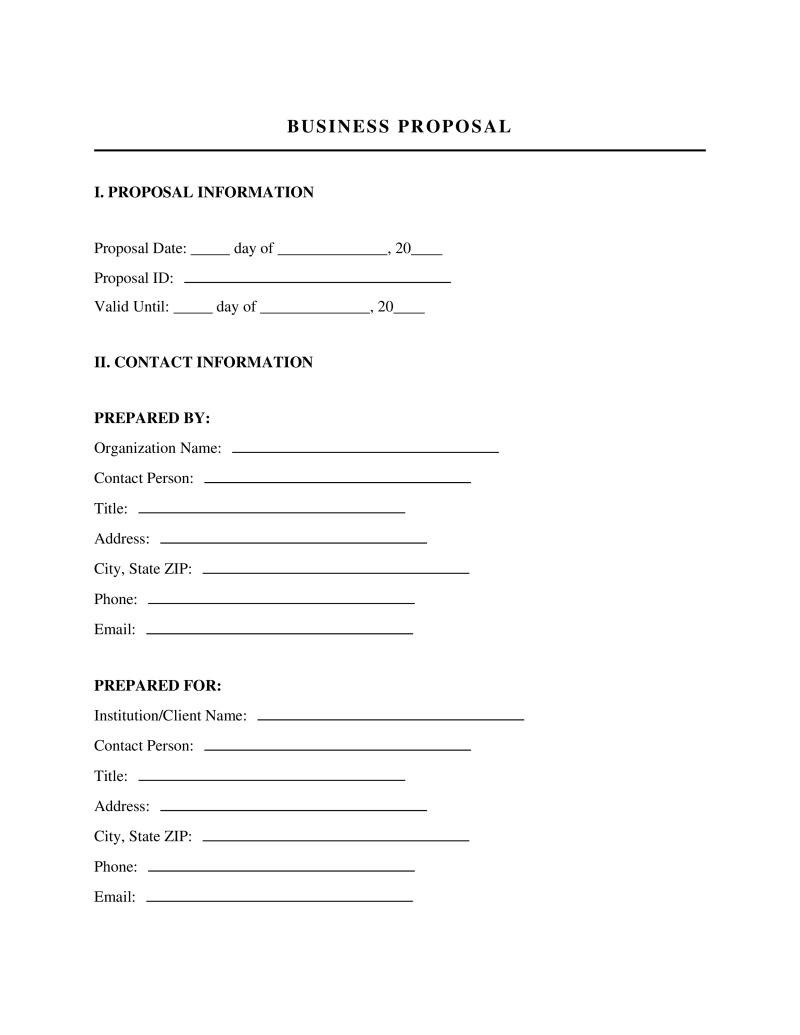 Business Proposal Preview