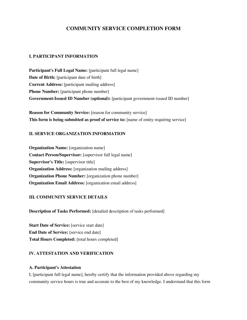 Community Service Paper Preview