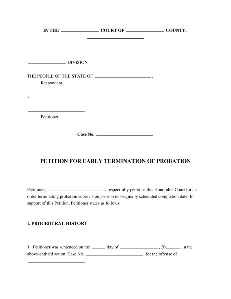 Early Termination of Probation Preview
