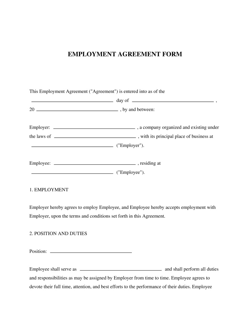 Employment Agreement
