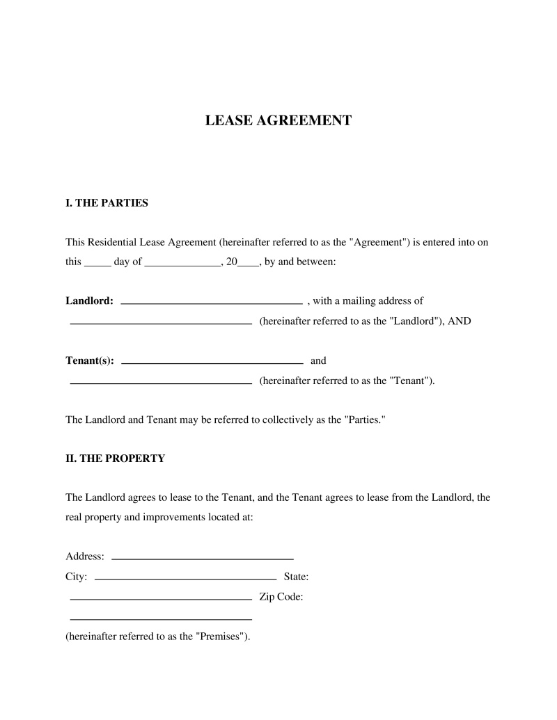 Lease Agreement