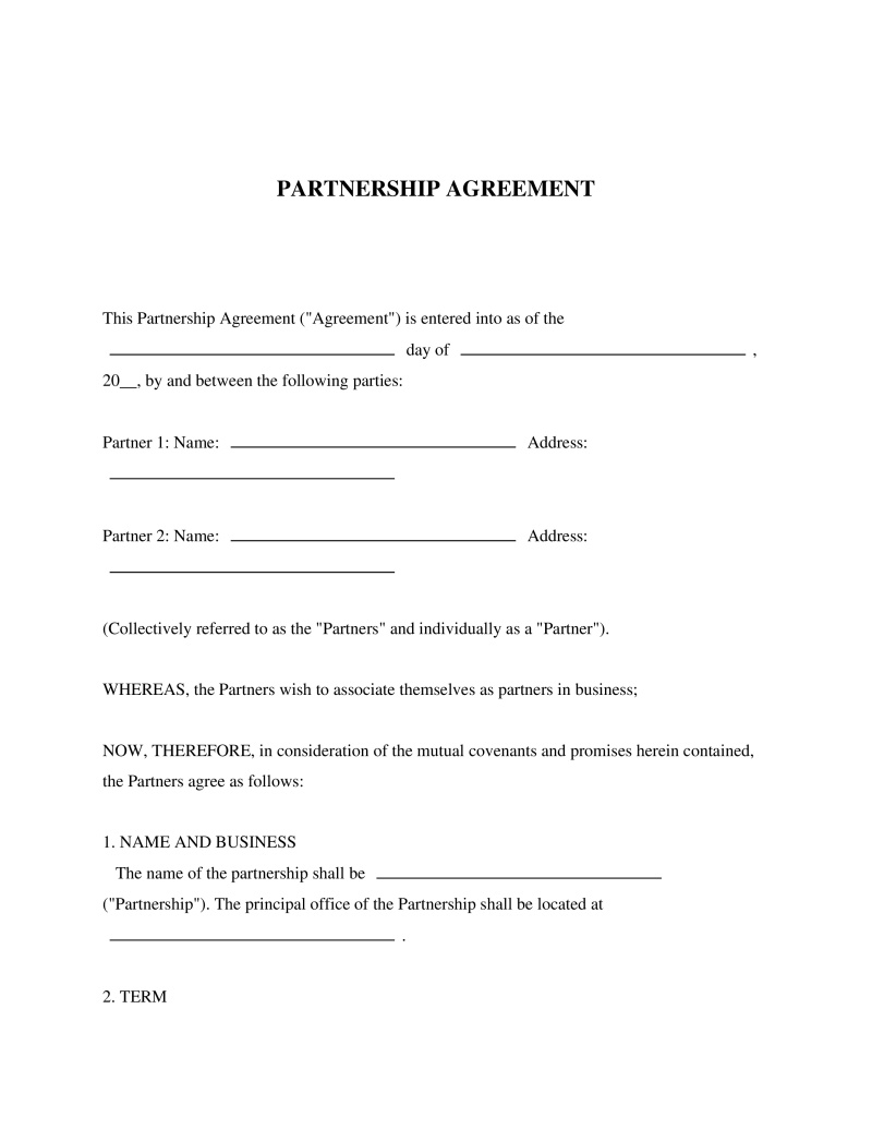 Partnership Agreement