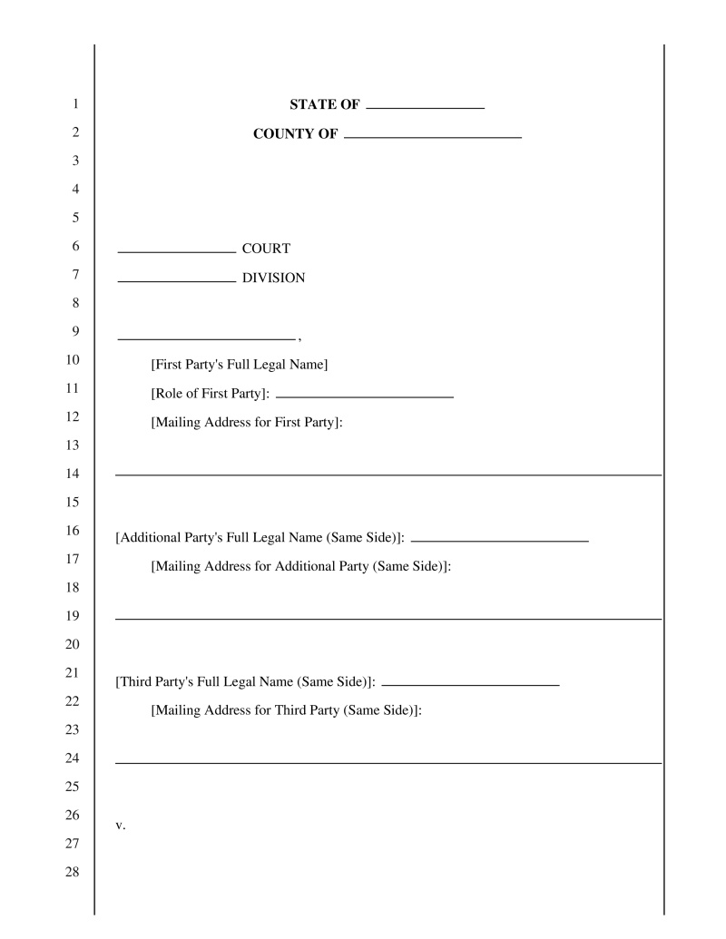 Pleading Paper