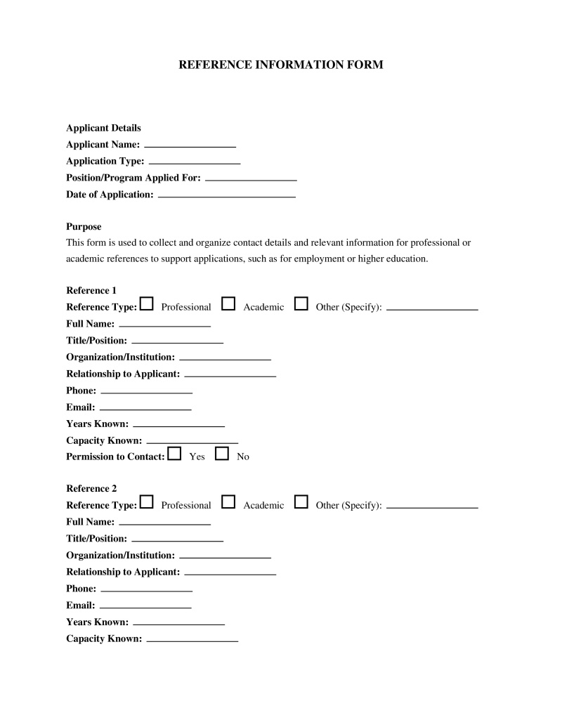 Reference List Preview