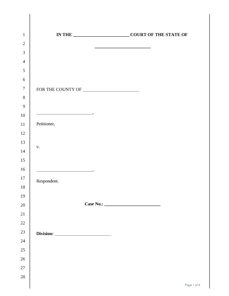 Temporary Restraining Order Preview