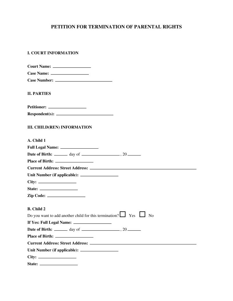 Termination of Parental Rights Preview