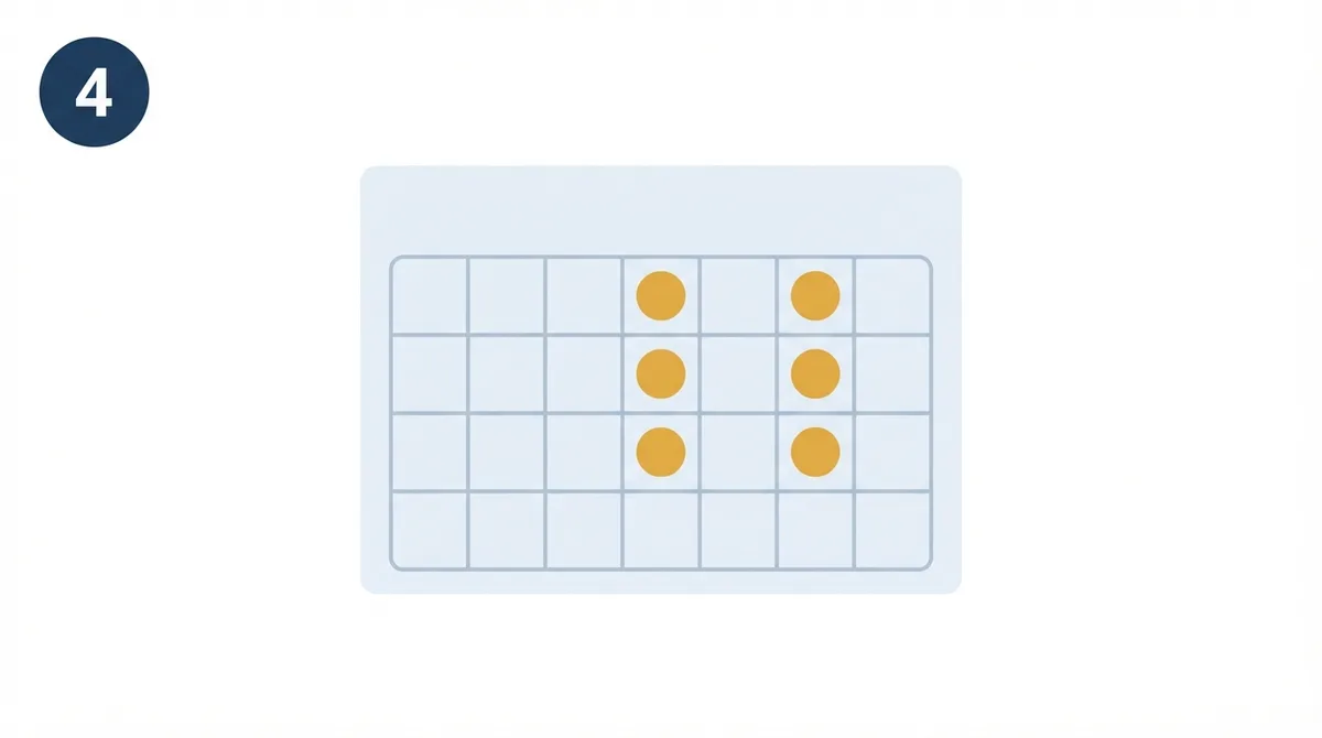 A monthly payment schedule calendar.