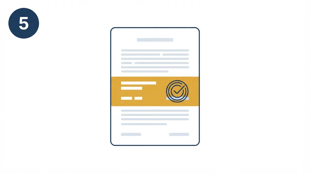 A credit counseling completion certificate.